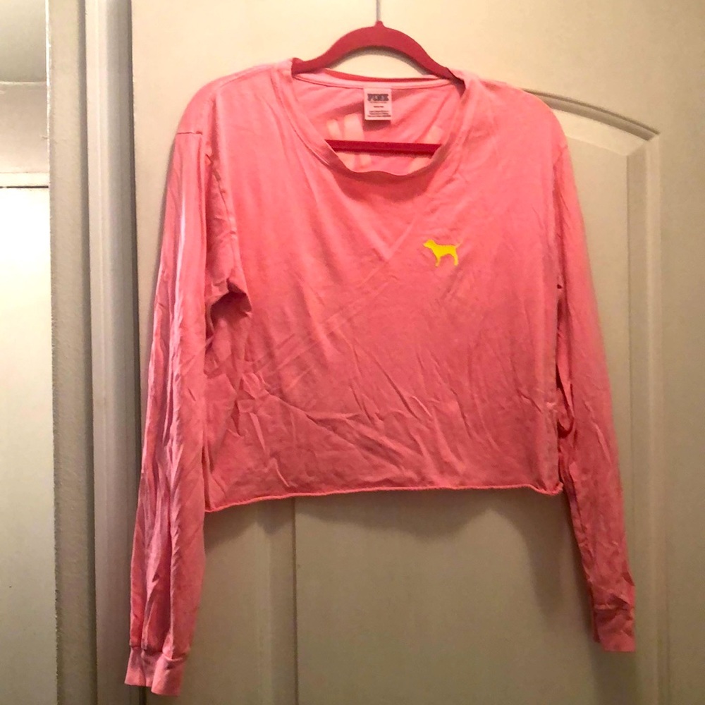 Victoria Secrets pink long sleeve shirt